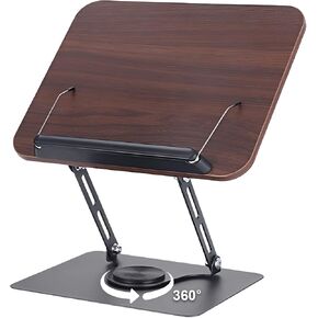 Book Stand for Reading - 360 ° تدوير ومتعدد المرتفعات قابلة للتعديل والزاوي