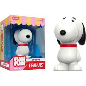 Super7 Fun! Fun! Peanuts Snoopy (Puffy Coat) Vinyl Figure - 5" Peanuts Action Figure - Classic Cartoon Fans Collectibles & Retro Toys - Cartoon Model for Collectors & Display Figurine - Comic Strips