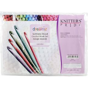 Dreamz Single Wind Crochet Hook Sizes E/3.5mm إلى L/8mm