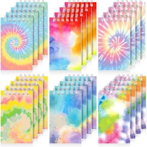 24 PCS MINI TIE صبغة حلزوني المفترات الصغيرة TIE TIE SMITE NOTERT FUN Coil Coil Pocket Party Party Ford