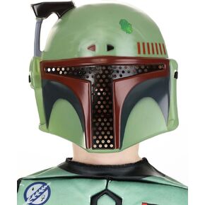 Star Wars Boys Boba Fett Mask, Kids Halloween Costume Helmet Accessory, Child - Officially Licensed Standard
