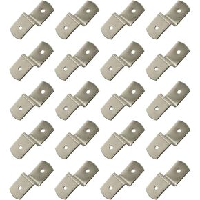 20pcs Z Shape Picture Frame Braces Bracket Photo Frame Accessories 13x35mm