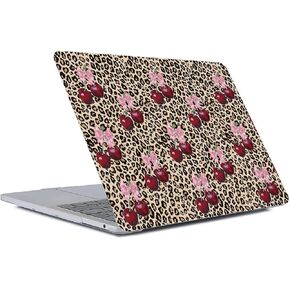 Compatible With MacBook Air 13.3 Inch Case 2018 2019 2020 Release A1932 A2179 A2337,Leopard Cherry Funny Colorful Hard Plastic Shell Shell Case