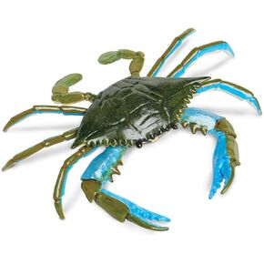 Safari Ltd. Blue Crab Figurine - Realistic 7" Model Figure - Educational Toy for Boys, Girls, and Kids Ages 18M+