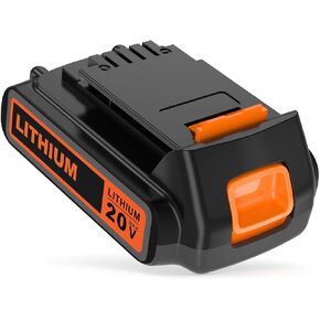 40 Volt MAX 2.0Ah Lithium Replacement Battery for Black and Decker 40V Battery Compatible with LBX2040 LST136 LBXR36 LBXR2036 LHT2436 LCS1240 LBX1540 LBX36 LST540 Black+Decker Lithium Ion Battery
