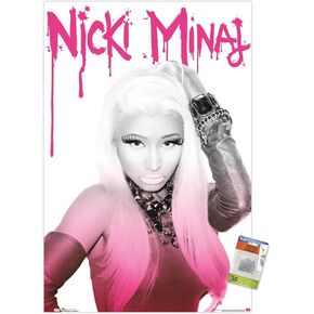 Trends International Nicki Minaj Wall Poster مع دبابيس الدفع