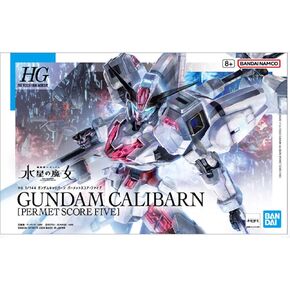 Bandai- Suit Gundam: The Witch from Mercury - Gundam Calibarn [Permet Score Five] Hg 1/144 Model Kit (Made in Japan) ، 2719381