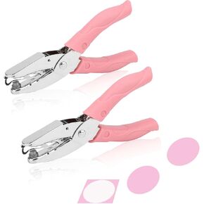 Rongon Paper Hole Puncher Star و Heart Mini Hole Punch Punch Pliers 1/4 بوصة أداة ثقب واحد لطيف مع DIY ناعم من أجل تذكرة الملابس العلامات in Kuwait