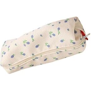 Blue Women Fresh Style Pencil Bag Case Simple Cosmetic Storage Fags Makeup Makeup Bag Supplies Coin Coin Coin Pouch ، Pen ، Pencil and Marker Cases ， التنظيم والتخزين
