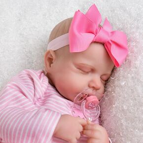 Aori LifeLike Reborn Baby Baby Dolls 20 بوصة واقعية نوم حديثي الولادة دمى من جديد