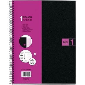 Miquelrius موضوع واحد حلزوني ، الكلية حكمت ، Red ، 80 ورقة (8.5 "× 11")