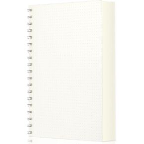 دفتر رصاصة حلزونية مجلة 280 صفحة ، 8.5 "× 11" دفتر حلزوني سميك ، ورقة منتشرة 100GSM ، مجلة منتشرة حلزونية كبيرة للنساء ، المدرسة ، المكتب ، الشفافة المنقطة