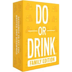 Do Or Door Family Edition - لعبة بطاقة Phyilious Party للبالغين ، مثالية لليلة العائلة العائلية ، قواطع الجليد ، بداية المحادثة ، رائعة للمجموعات الكبيرة ، هدية ممتعة للعائلات