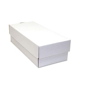 BCW Postcard Storage Box - 1 ct | Premium Quality Cardboard Box for Organizing Postcards, Toploaders, and Memorabilia | Photocard Storage Box Holds up to 700 Postcards and 150 Toploaders