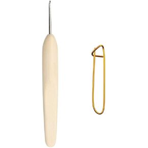 chiaogoo الحياكة إبر الكروشيه هوك المعادن مع حجم مقبض الخيزران الولايات المتحدة G (4mm) 1023-g