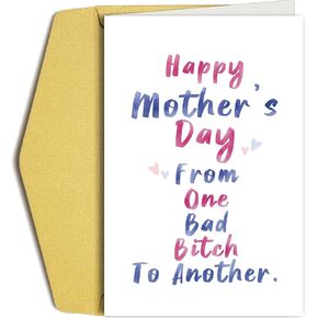 Happy Mother's Day Card for Sister, Funny Mothers Day Card for Best Friend, To The Only Person Who Understands Why We Turned Out Like This