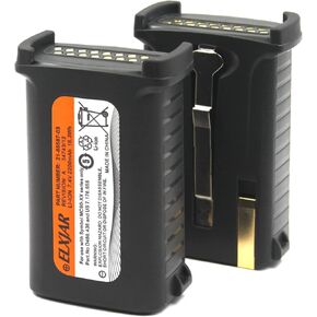 (2-Pack) 7.4V 2600mAh Battery Replacement for Motorola & Symbol MC9000-G/K Series Scanners, MC9050 MC9060 MC9090 MC9190 MC92N0 Barcode Scanner