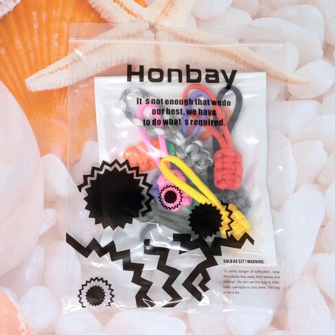 Honbay 10PCS Handmade Woven Pull Rope Nylon Zipper Pulls Zipper Tags Zipper Extension Replacement for Backpacks, Luggage Bags, Clothes (10 Colors) in Kuwait