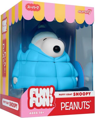 Super7 Fun! Fun! Peanuts Snoopy (Puffy Coat) Vinyl Figure - 5" Peanuts Action Figure - Classic Cartoon Fans Collectibles & Retro Toys - Cartoon Model for Collectors & Display Figurine - Comic Strips in Saudi Arabia