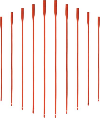 5 Pieces Lamb Feeding Tubes, Red Flexible Rubber Replacement Tubing Supplies for Lamb,Sheep,Piglet,Rabbit,Puppy Feeding (16 Inch x 16FR) (10 Pack, 16 FR) in Saudi Arabia