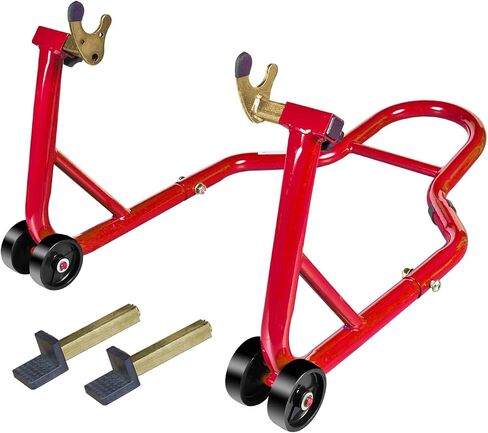 Motorcycle Stand Lift, Universal Paddock Lift Stand, 1100lbs Front Rear Combo Stand Lift Stand, Rear U+L Fork Swingarm Spool Stand 2-Pack in Saudi Arabia