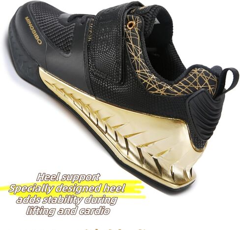 Powerlifting Shoes for Heavy Weightlifting Gym Shoes for Crossfit Lifting Training Footwear Weight Lifting Shoes for Men Squat Shoes Powerlifting with Rubber Non-Slip Sole in Saudi Arabia
