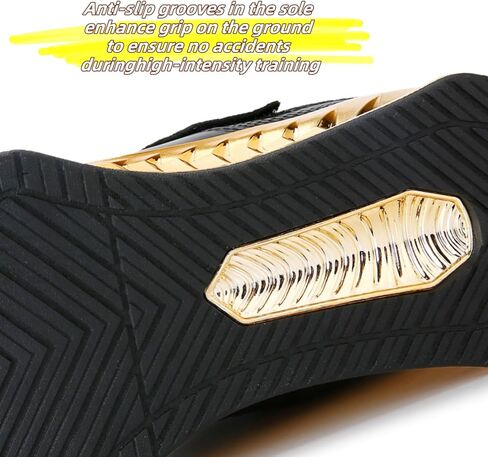 Powerlifting Shoes for Heavy Weightlifting Gym Shoes for Crossfit Lifting Training Footwear Weight Lifting Shoes for Men Squat Shoes Powerlifting with Rubber Non-Slip Sole in Saudi Arabia