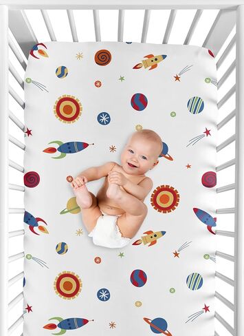 Polka Dot Ladybug Fitted Crib Sheet for Baby and Toddler Bedding Sets by Sweet Jojo Designs - Polka Dot Print in Saudi Arabia