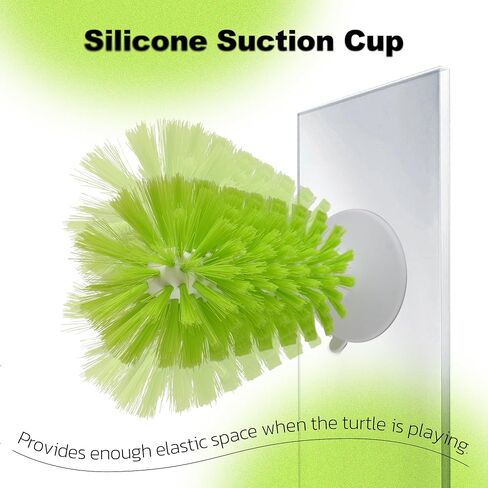 Turtle Brush with Suction Cup, Turtle Tank Accessories, Turtle Shell Cleaning Brush Set, Aquatic Tortoise Supplies Toy in Saudi Arabia