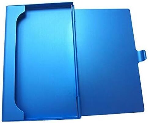 Professional Business Card Case Holder for Men or Women Aluminum Metal Stainless Steel Business Pocket Slim Thin Card Holder for 13-18 Cards (Silver)) in Kuwait