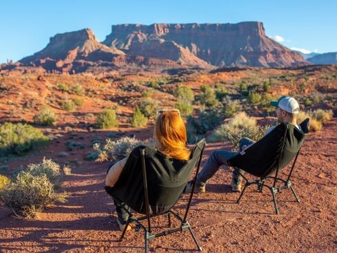 DOD Sugoi Chair - A Portable Camping and Backpacking Chair Adjustable to The Ideal Height and Seating Angle for Any Outdoor Activity (Tan) in Saudi Arabia