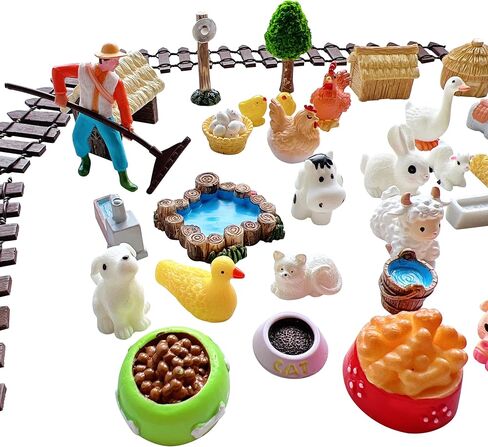 85pcs Miniature Vegetable Garden Crops Pretend Play Toys DIY Farm Decoration Sets in Saudi Arabia