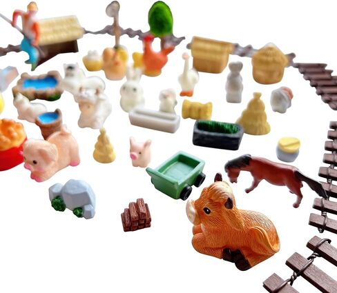 85pcs Miniature Vegetable Garden Crops Pretend Play Toys DIY Farm Decoration Sets in Saudi Arabia