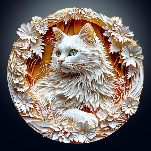 Wooden Puzzles for Adults -Wolf Puzzle, Flat Puzzle with 3D Visual Effect, Irregular Shape Wood Puzzles Adult, Paper Sculpture Wall Art Home Decor, Gift for Family, Friends (S-8.5 * 8.4in 100 Pieces) in Saudi Arabia
