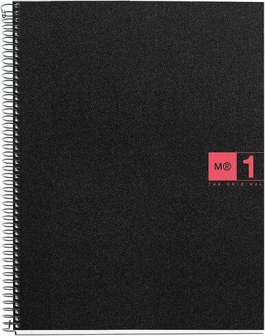 Miquelrius Single Subject Spiral Notebook, College Ruled, Red, 80 Sheets (8.5" x 11") in Saudi Arabia