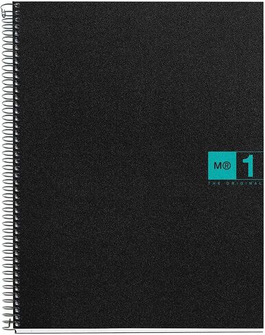 Miquelrius Single Subject Spiral Notebook, College Ruled, Red, 80 Sheets (8.5" x 11") in Saudi Arabia