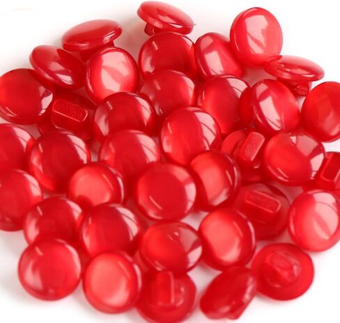 150pcs 11mm(0.43 Inch) Small Size Mushroom Resin Buttons 10 Colors Mix Fasteners Button for Garments Coat Shirt Blouse DIY Crafts Decorations (Each Color 15pcs) in Saudi Arabia