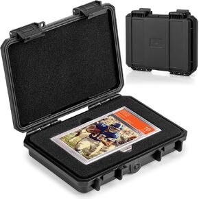 Graded Card Storage Box, Top Loaders Storage Case, Sports Trading Card Box, Cards Slab Case PSA MTG CSG BGS SGC Magnetic Card Holder, Waterproof Carrying Case, Collector Storage Mini Boxes