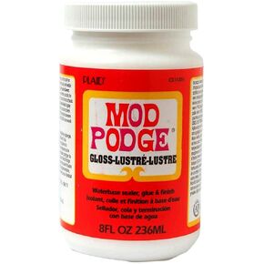 Mod Podge Waterbase Sealer, Glue and Finish (8-Ounce), CS11201 Gloss Finish (3 Pack)