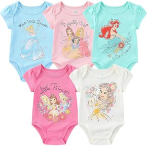Disney Minnie Mouse Fabulous 5 Pack Girls Bodysuits for Newborns Babys and Infants in Saudi Arabia