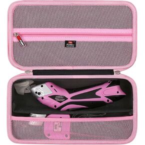 FBLFOBELI Hard Storage Case for Pink Power Cordless Electric Scissors Fabric Cutter for Crafts, Box, Sewing, Carpet, & Scrapbooking, Fits HG2043 HG1214 PP481 PP481-LK (Case Only)