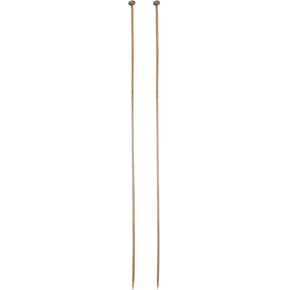 Harfington 3mm Bamboo Knitting Eeedle مستقيمة واحدة مدببة 13.8 بوصة سترة خشبية طويلة الحاكة إبرنا الحجم 2.5 لليارز المبتدئين يدوية جورب ديي