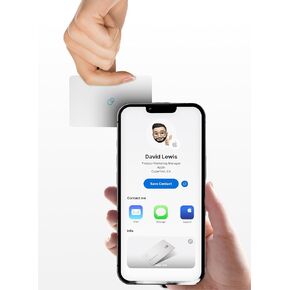 بطاقة شبكات Circo Smart NFC - بطاقة أعمال رقمية | مشاركة وسائل التواصل الاجتماعي والاتصال الفوري - مشاركة اللمس السهلة (الأخضر)