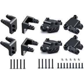 8pcs الألومنيوم العلوي السفلي صدمة التعليق جبل متوافق مع LOSI 1/8 LMT 4S King Sling 4WD Digger Monster Truck Truck Ewner