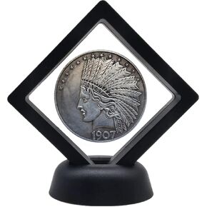 Marshling Antique Liberty Hear Indian Coin - عملات معدنية نادرة لهواة جمع العملات Morgan Silver Dollars غير متداولة (حالة عرض الذهب+)