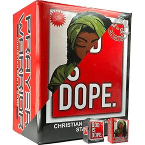 Faith-Filled Fun Pack: Prayer Warrior Bible Trivia Charades & God Is Dope Conversation Starters - Ideal Christian Gifts for Men, Women, Couples, and Families - Boost Your Bible Knowledge & Fellowship