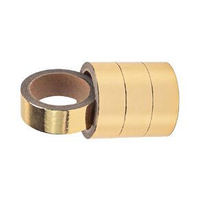 NatSumeBasics 4 Gold Foil Washi Tapes Cute Metallic Masking Tape for Decor Journals Packaging Planners DIY Crafts Gift (Gold)