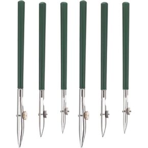 6pcs الفنية الحاكمة القلم الدقيق إخفاء القلم السائل المتقاطع خط الفاصل القلم القلم السائل قلم خط مستقيم (لون عشوائي)