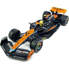 1:24 Scale F1 McLaren MCL60 Model Toy Car Metal Diecast Toy Vehicle, Formula 1 Team 2023 Australian Grand Prix, Lando Norris 4, Toys for Boys Kids Gifts, Men Collection, Home Office Décor, Black