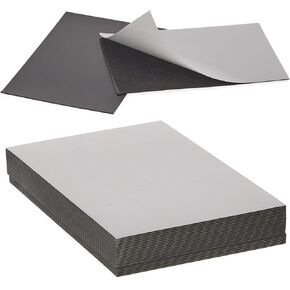 Magnetic Sheets with Adhesive Backing, Flexible Peel and Stick (4 x 6 in, 24 Pack)